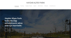 Desktop Screenshot of haydaraliyevparki.com