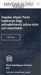 Mobile Screenshot of haydaraliyevparki.com