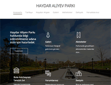 Tablet Screenshot of haydaraliyevparki.com